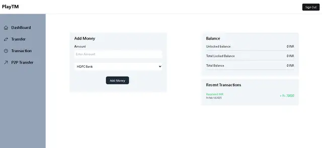 PlayTM Demo App